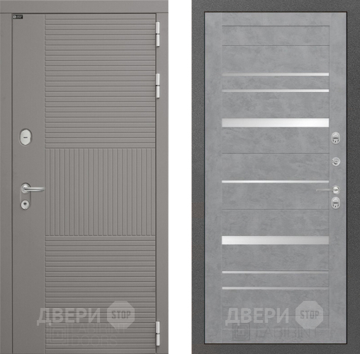 Входная металлическая Дверь Лабиринт (LABIRINT) Формо 20 Бетон светлый в Наро-Фоминске