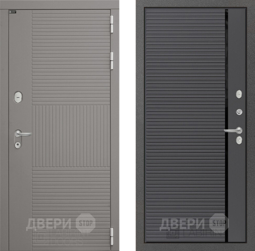 Входная металлическая Дверь Лабиринт (LABIRINT) Формо 22 Графит софт в Наро-Фоминске