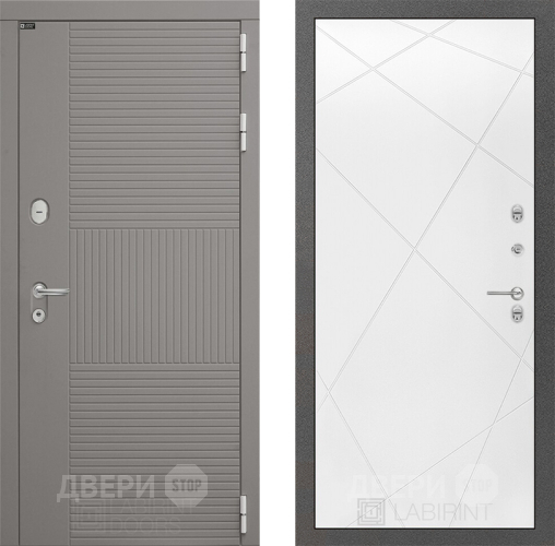 Дверь Лабиринт (LABIRINT) Формо 24 Белый софт в Наро-Фоминске