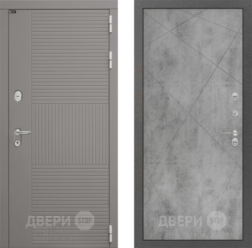 Входная металлическая Дверь Лабиринт (LABIRINT) Формо 24 Бетон светлый в Наро-Фоминске