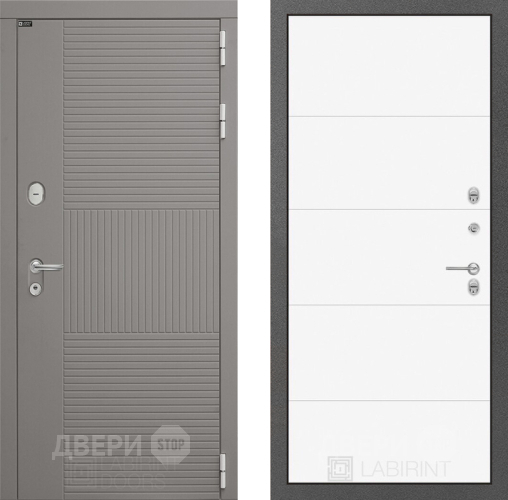 Дверь Лабиринт (LABIRINT) Формо 13 Белый софт в Наро-Фоминске