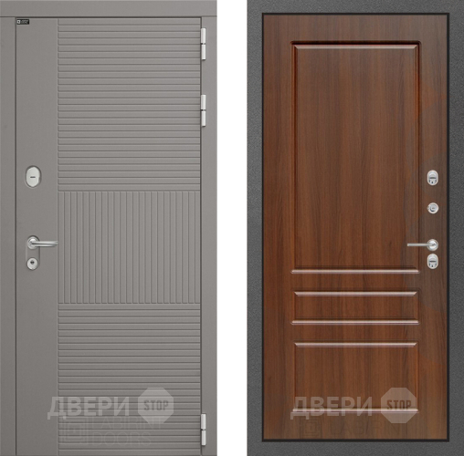 Входная металлическая Дверь Лабиринт (LABIRINT) Формо 03 Орех бренди в Наро-Фоминске
