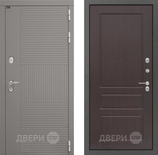 Входная металлическая Дверь Лабиринт (LABIRINT) Формо 03 Орех премиум в Наро-Фоминске