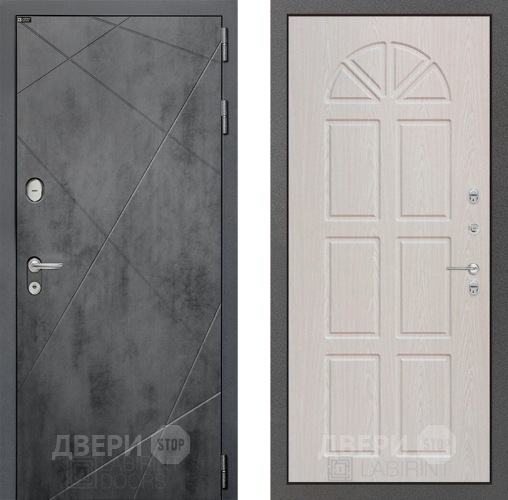 Входная металлическая Дверь Лабиринт (LABIRINT) Лофт 15 VINORIT Алмон 25 в Наро-Фоминске