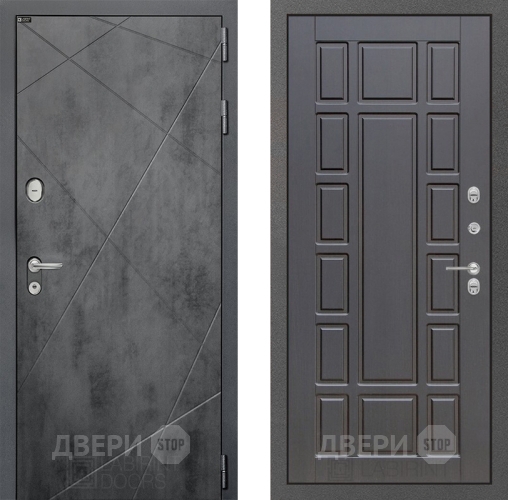 Входная металлическая Дверь Лабиринт (LABIRINT) Лофт 12 Венге в Наро-Фоминске