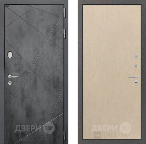 Входная металлическая Дверь Лабиринт (LABIRINT) Лофт 05 Венге светлый в Наро-Фоминске