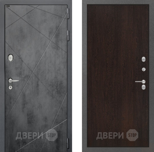 Входная металлическая Дверь Лабиринт (LABIRINT) Лофт 05 Венге в Наро-Фоминске