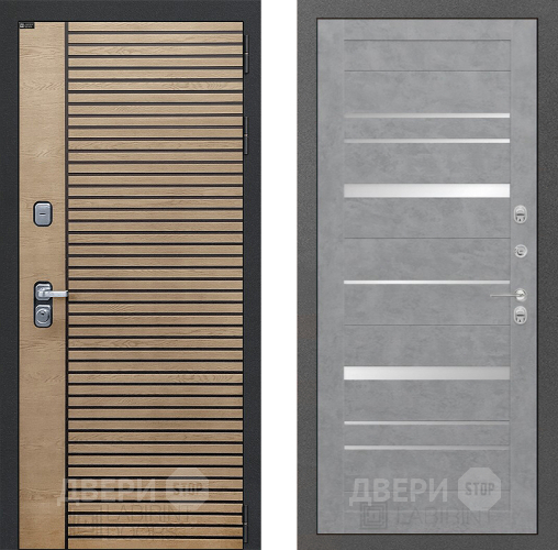 Входная металлическая Дверь Лабиринт (LABIRINT) Ritm 20 Бетон светлый в Наро-Фоминске