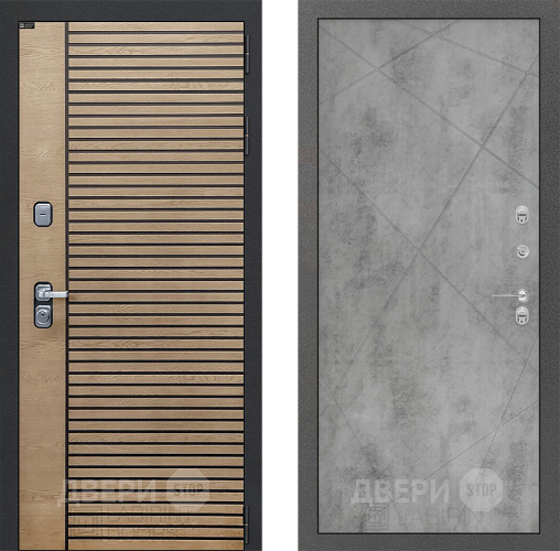 Входная металлическая Дверь Лабиринт (LABIRINT) Ritm 24 Бетон светлый в Наро-Фоминске