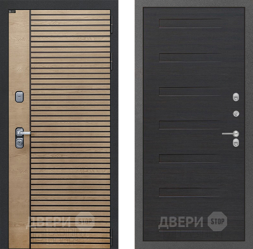 Входная металлическая Дверь Лабиринт (LABIRINT) Ritm 14 Эковенге поперечный в Наро-Фоминске