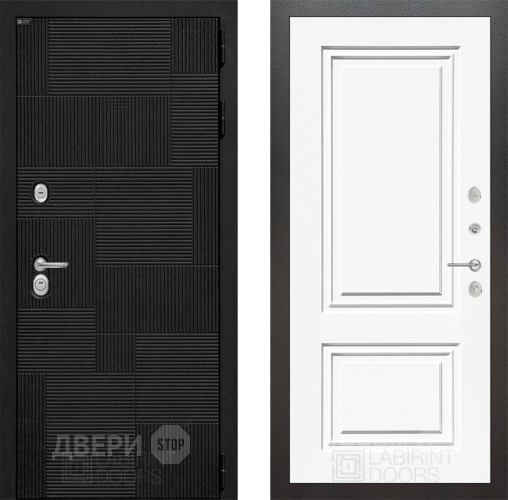 Дверь Лабиринт (LABIRINT) Pazl 26 Белый (RAL-9003) в Наро-Фоминске