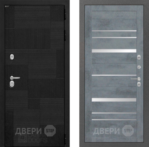 Входная металлическая Дверь Лабиринт (LABIRINT) Pazl 20 Бетон темный в Наро-Фоминске