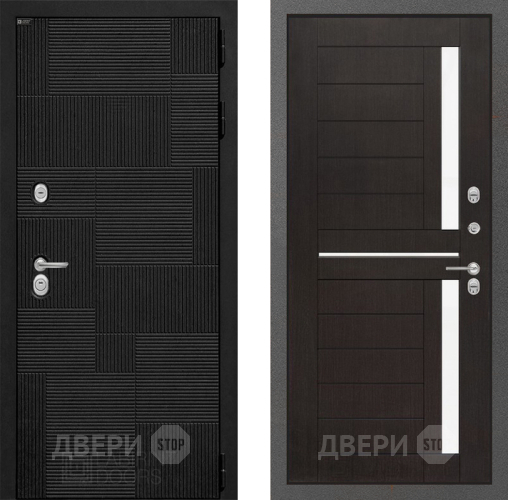 Входная металлическая Дверь Лабиринт (LABIRINT) Pazl 02 Венге в Наро-Фоминске