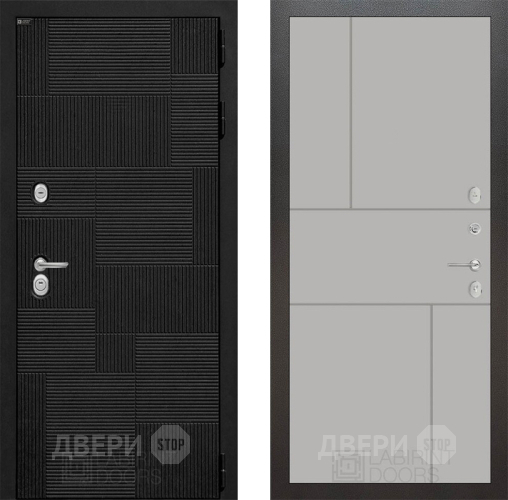 Входная металлическая Дверь Лабиринт (LABIRINT) Pazl 21 Грей софт в Наро-Фоминске