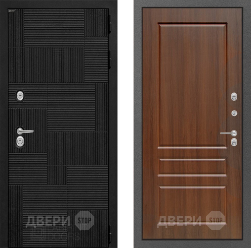 Входная металлическая Дверь Лабиринт (LABIRINT) Pazl 03 Орех бренди в Наро-Фоминске