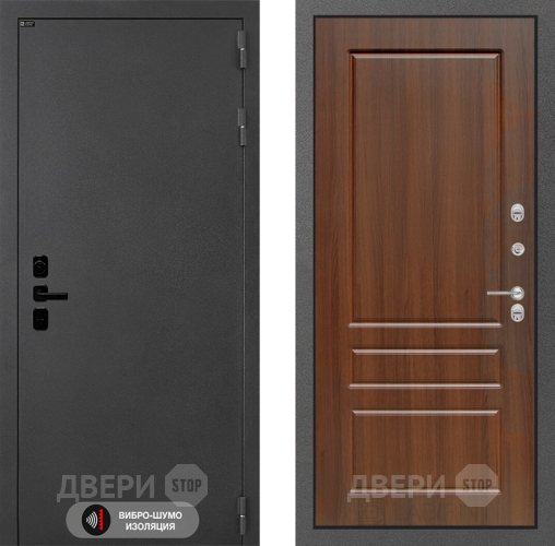 Входная металлическая Дверь Лабиринт (LABIRINT) Acustic 03 Орех бренди в Наро-Фоминске