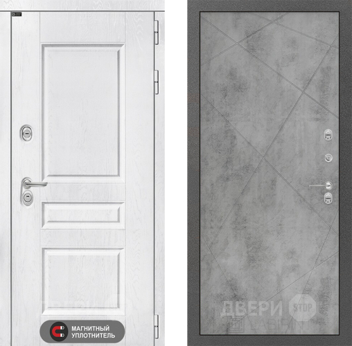 Входная металлическая Дверь Лабиринт (LABIRINT) Versal 24 Бетон светлый в Наро-Фоминске