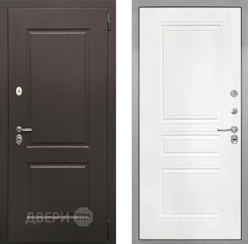 Входная металлическая Дверь Интекрон (INTECRON) Кампо ФЛ-243 Белый матовый в Наро-Фоминске