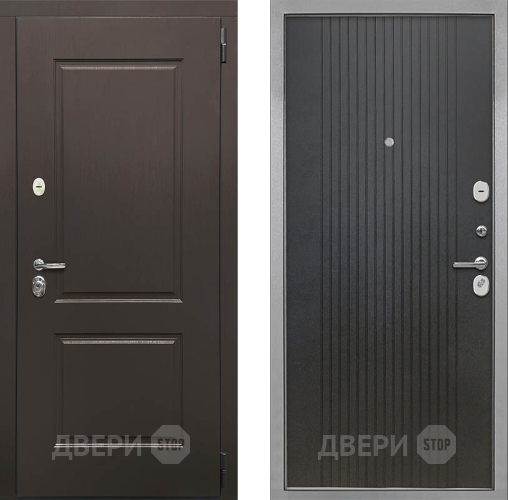 Входная металлическая Дверь Интекрон (INTECRON) Кампо ФЛ-295 Лофт черный в Наро-Фоминске