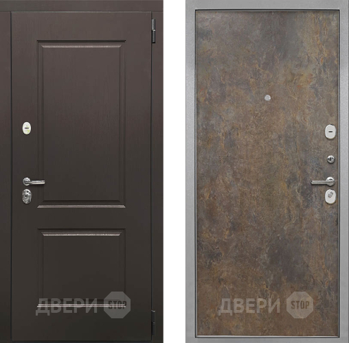 Входная металлическая Дверь Интекрон (INTECRON) Кампо Гладкая Гранж в Наро-Фоминске