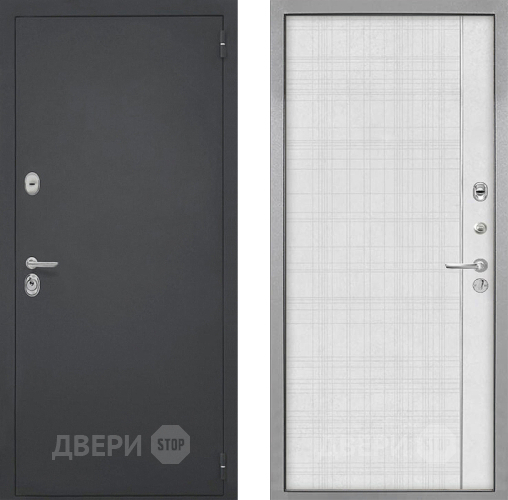 Входная металлическая Дверь Интекрон (INTECRON) Гектор В-07 с молдингом Лофт белый в Наро-Фоминске