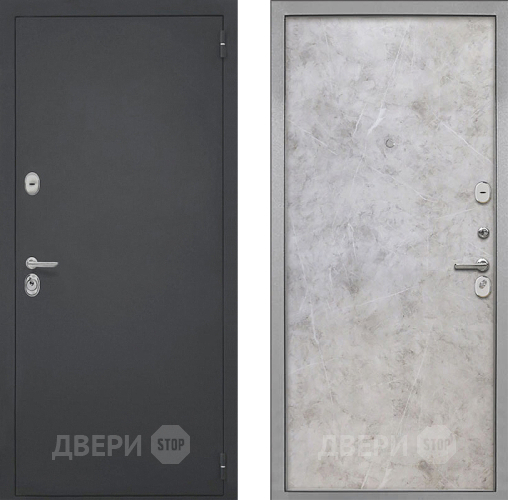 Входная металлическая Дверь Интекрон (INTECRON) Гектор Гладкая Мрамор светлый в Наро-Фоминске