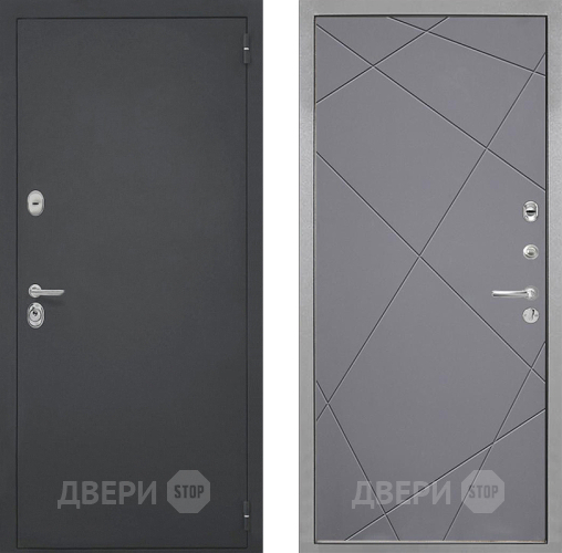 Входная металлическая Дверь Интекрон (INTECRON) Гектор Лучи-М Графит софт в Наро-Фоминске