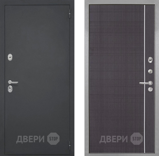 Входная металлическая Дверь Интекрон (INTECRON) Гектор В-07 с молдингом Венге в Наро-Фоминске