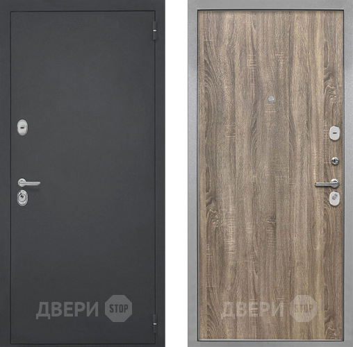 Входная металлическая Дверь Интекрон (INTECRON) Гектор Гладкая Дуб турин в Наро-Фоминске