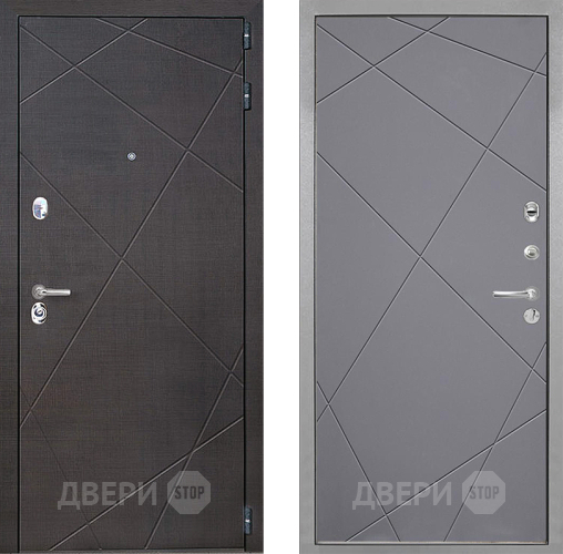 Входная металлическая Дверь Интекрон (INTECRON) Сенатор Лучи Лучи-М Графит софт в Наро-Фоминске