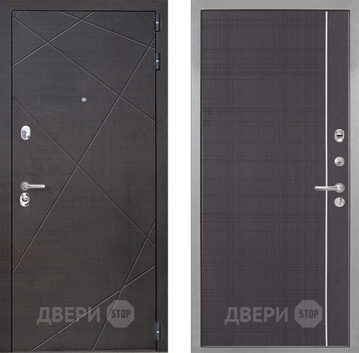 Входная металлическая Дверь Интекрон (INTECRON) Сенатор Лучи В-07 с молдингом Венге в Наро-Фоминске