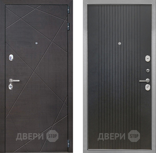 Входная металлическая Дверь Интекрон (INTECRON) Сенатор Лучи ФЛ-295 Лофт черный в Наро-Фоминске