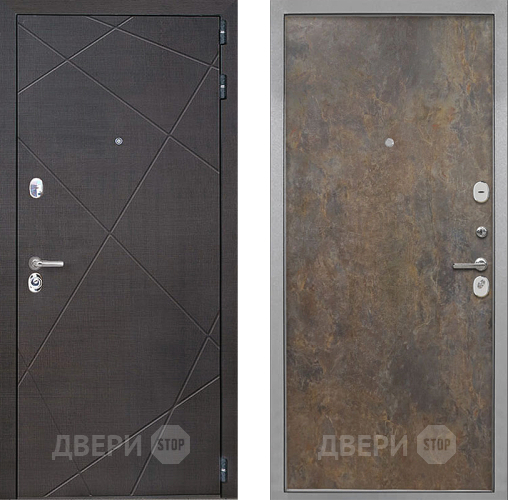 Входная металлическая Дверь Интекрон (INTECRON) Сенатор Лучи Гладкая Гранж в Наро-Фоминске