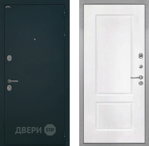 Входная металлическая Дверь Интекрон (INTECRON) Греция КВ-2 Белый матовый в Наро-Фоминске
