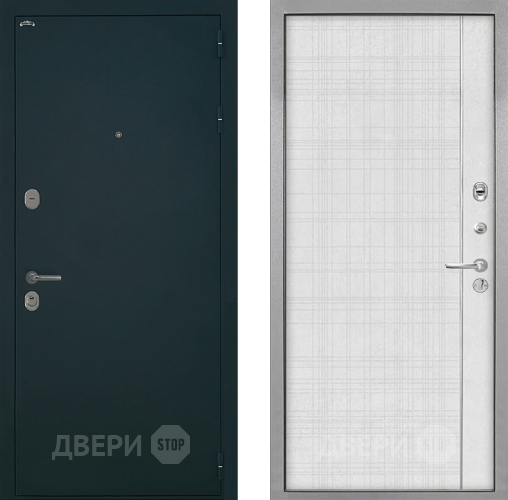 Входная металлическая Дверь Интекрон (INTECRON) Греция В-07 с молдингом Лофт белый в Наро-Фоминске
