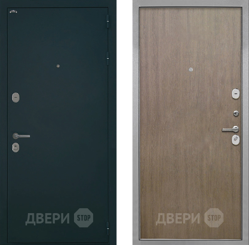 Входная металлическая Дверь Интекрон (INTECRON) Греция Гладкая шпон Венге коричневый в Наро-Фоминске