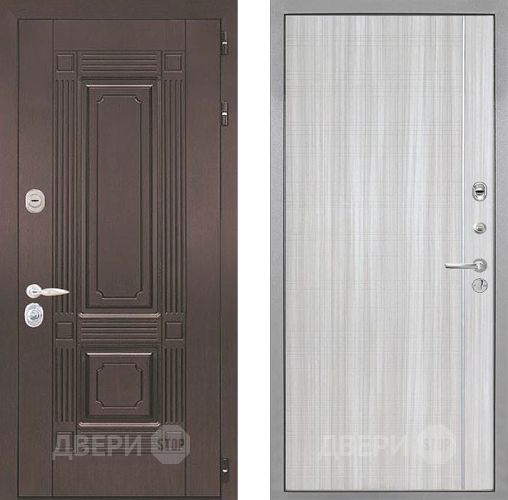 Входная металлическая Дверь Интекрон (INTECRON) Италия В-07 с молдингом Сандал белый в Наро-Фоминске