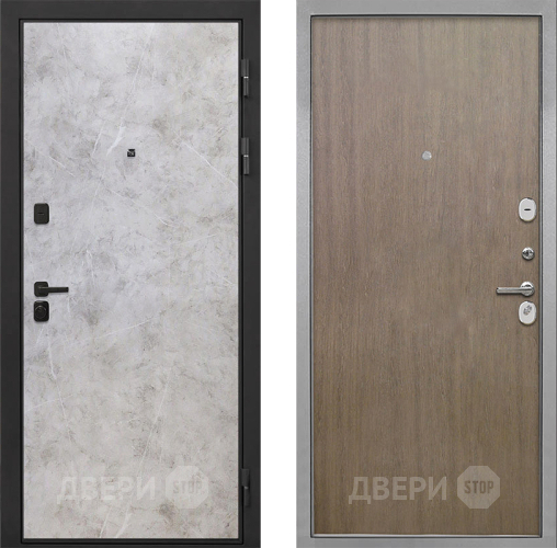 Дверь Интекрон (INTECRON) Профит Black Мрамор Светлый Гладкая шпон Венге коричневый в Наро-Фоминске