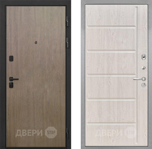 Входная металлическая Дверь Интекрон (INTECRON) Профит Black Венге Коричневый ФЛ-102 Сосна белая в Наро-Фоминске