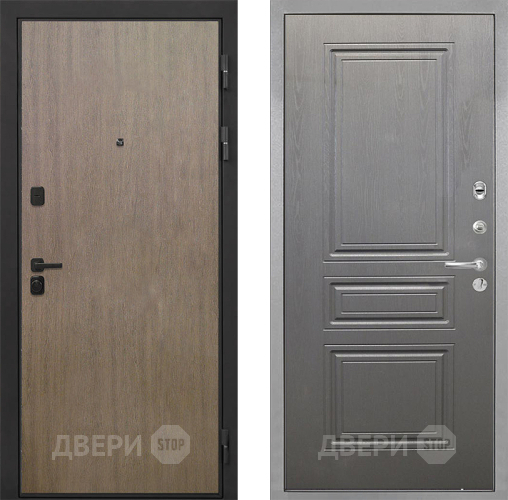 Входная металлическая Дверь Интекрон (INTECRON) Профит Black Венге Коричневый ФЛ-243 Графит вуд дуб в Наро-Фоминске