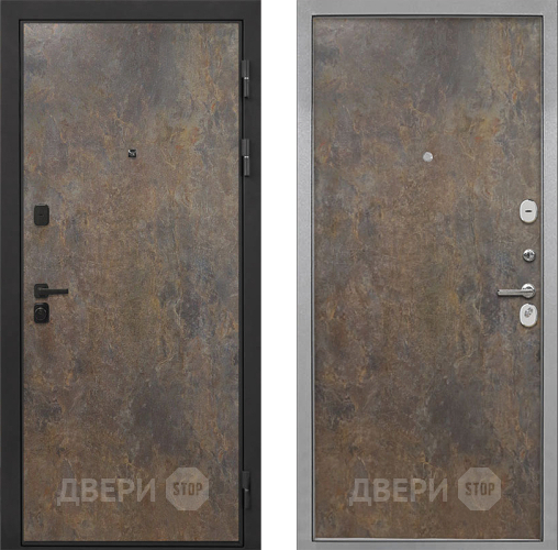 Дверь Интекрон (INTECRON) Профит Black Гранж Гладкая Гранж в Наро-Фоминске