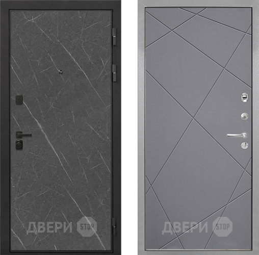 Дверь Интекрон (INTECRON) Профит Black Гранит Лава Оникс Лучи-М Графит софт в Наро-Фоминске