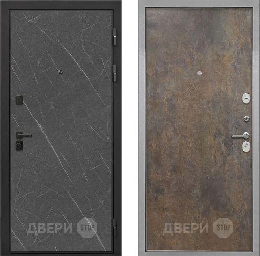 Дверь Интекрон (INTECRON) Профит Black Гранит Лава Оникс Гладкая Гранж в Наро-Фоминске