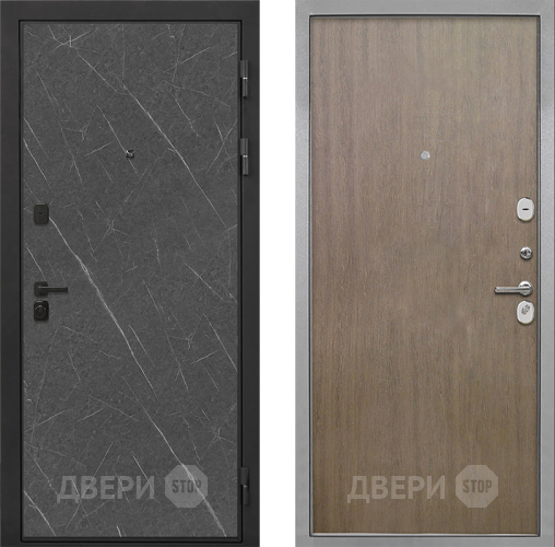 Дверь Интекрон (INTECRON) Профит Black Гранит Лава Оникс Гладкая шпон Венге коричневый в Наро-Фоминске