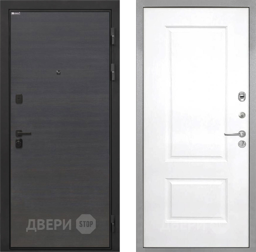 Входная металлическая Дверь Интекрон (INTECRON) Профит Black Эковенге Альба Роял Вуд белый в Наро-Фоминске