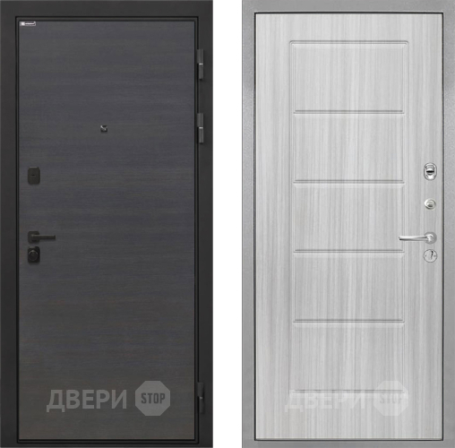 Входная металлическая Дверь Интекрон (INTECRON) Профит Black Эковенге ФЛ-39 Сандал белый в Наро-Фоминске