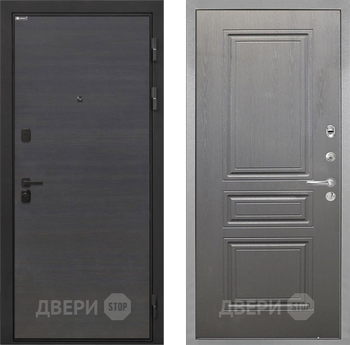 Дверь Интекрон (INTECRON) Профит Black Эковенге ФЛ-243 Графит вуд дуб в Наро-Фоминске