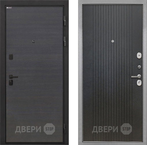 Входная металлическая Дверь Интекрон (INTECRON) Профит Black Эковенге ФЛ-295 Лофт черный в Наро-Фоминске