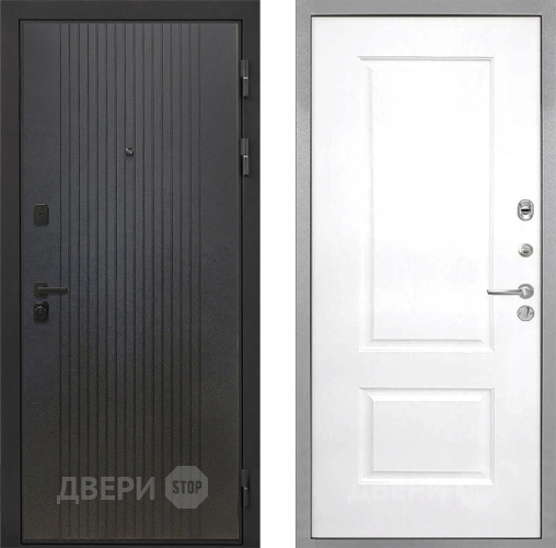 Входная металлическая Дверь Интекрон (INTECRON) Профит Black ФЛ-295 Альба Роял Вуд белый в Наро-Фоминске