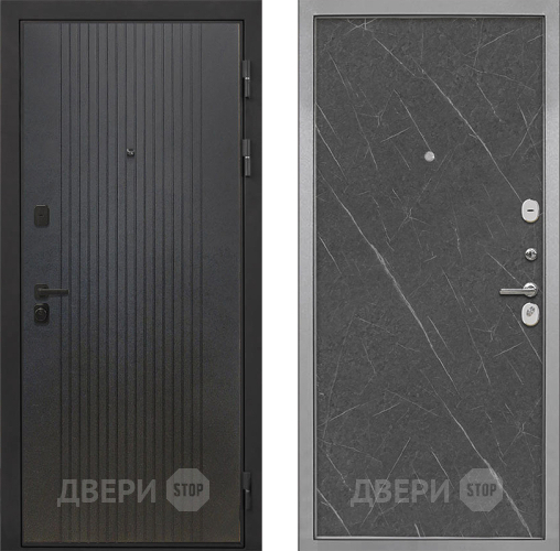 Дверь Интекрон (INTECRON) Профит Black ФЛ-295 Гладкая Гранит лава оникс в Наро-Фоминске